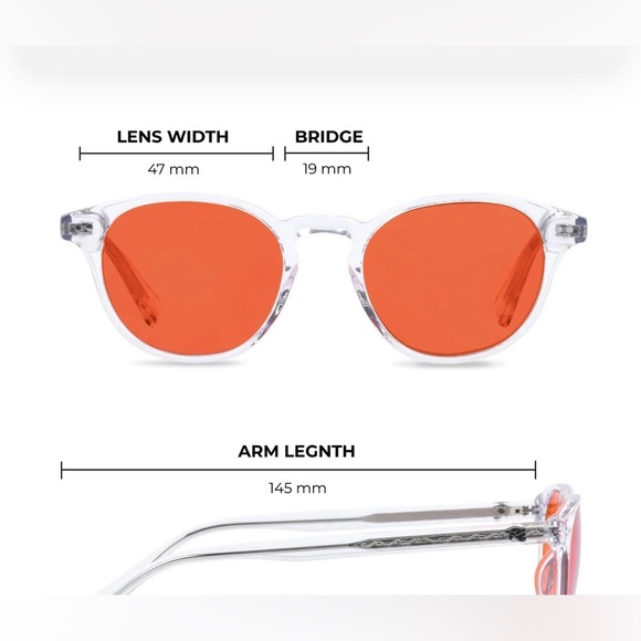 RA Optics Clear Frame Clyde Sunset Lenses NWOT - Picture 4 of 6